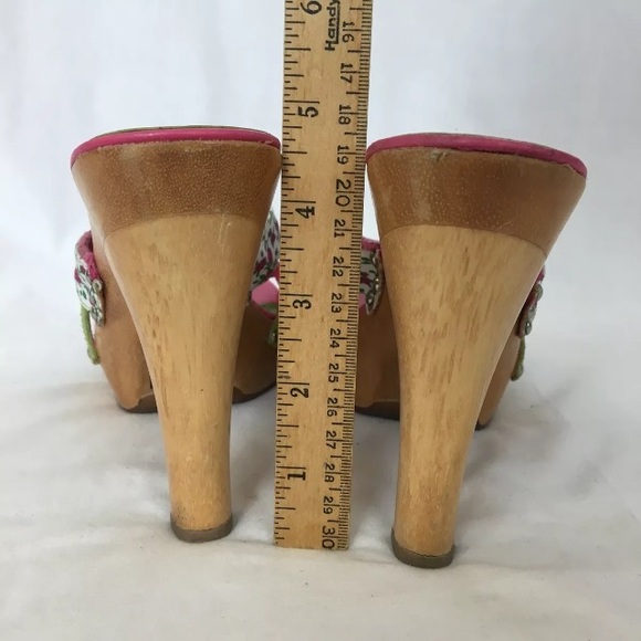 SOLD Steve Madden Luck II Floral Platform Sandals - Picture 4 of 8